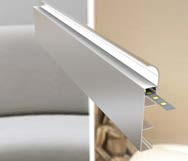 ALTI OVAL LEDLİ SÜPÜRGELİK PROFİLİ
